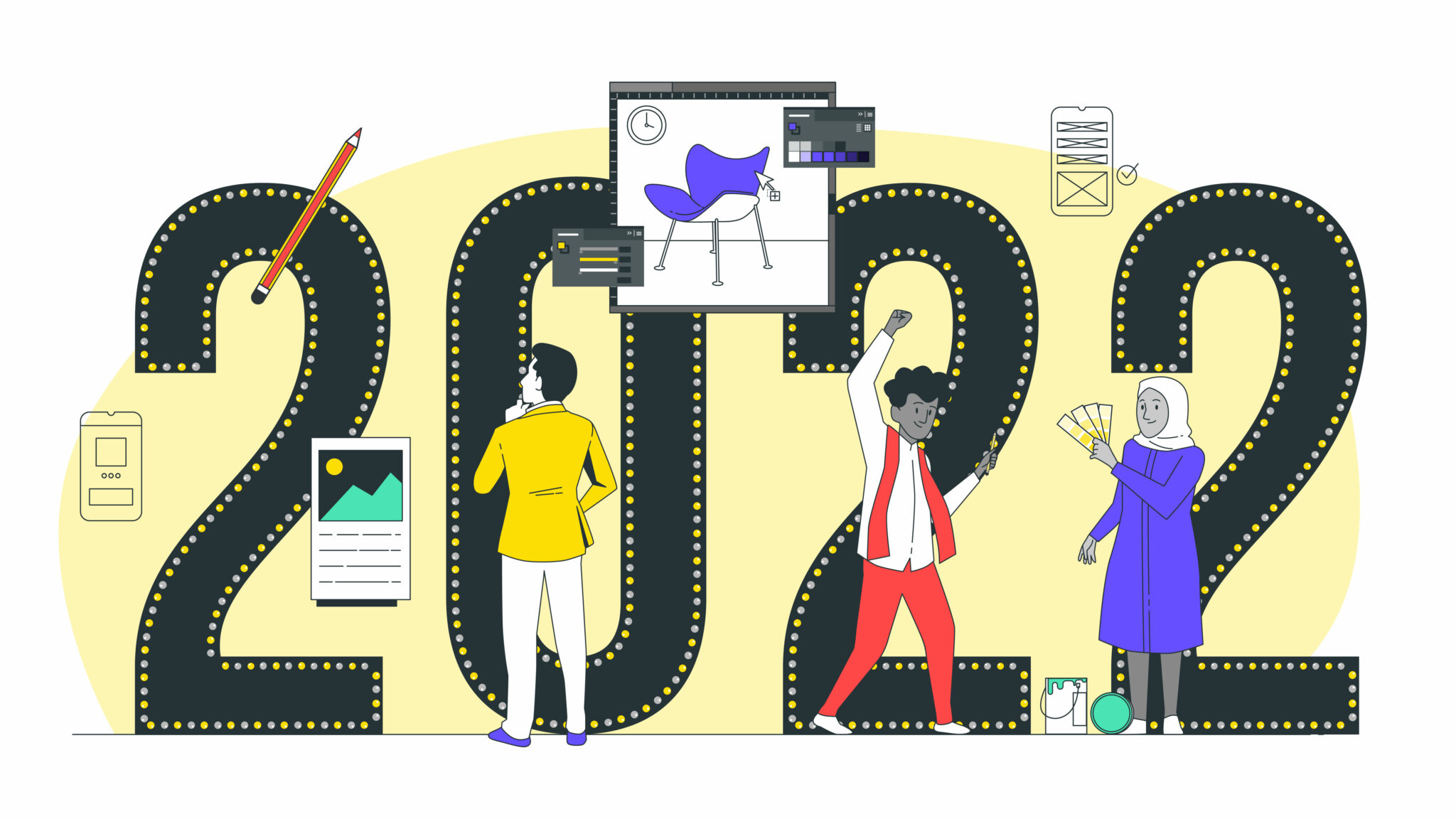 Tendances graphiques : ce qui va cartonner en 2022